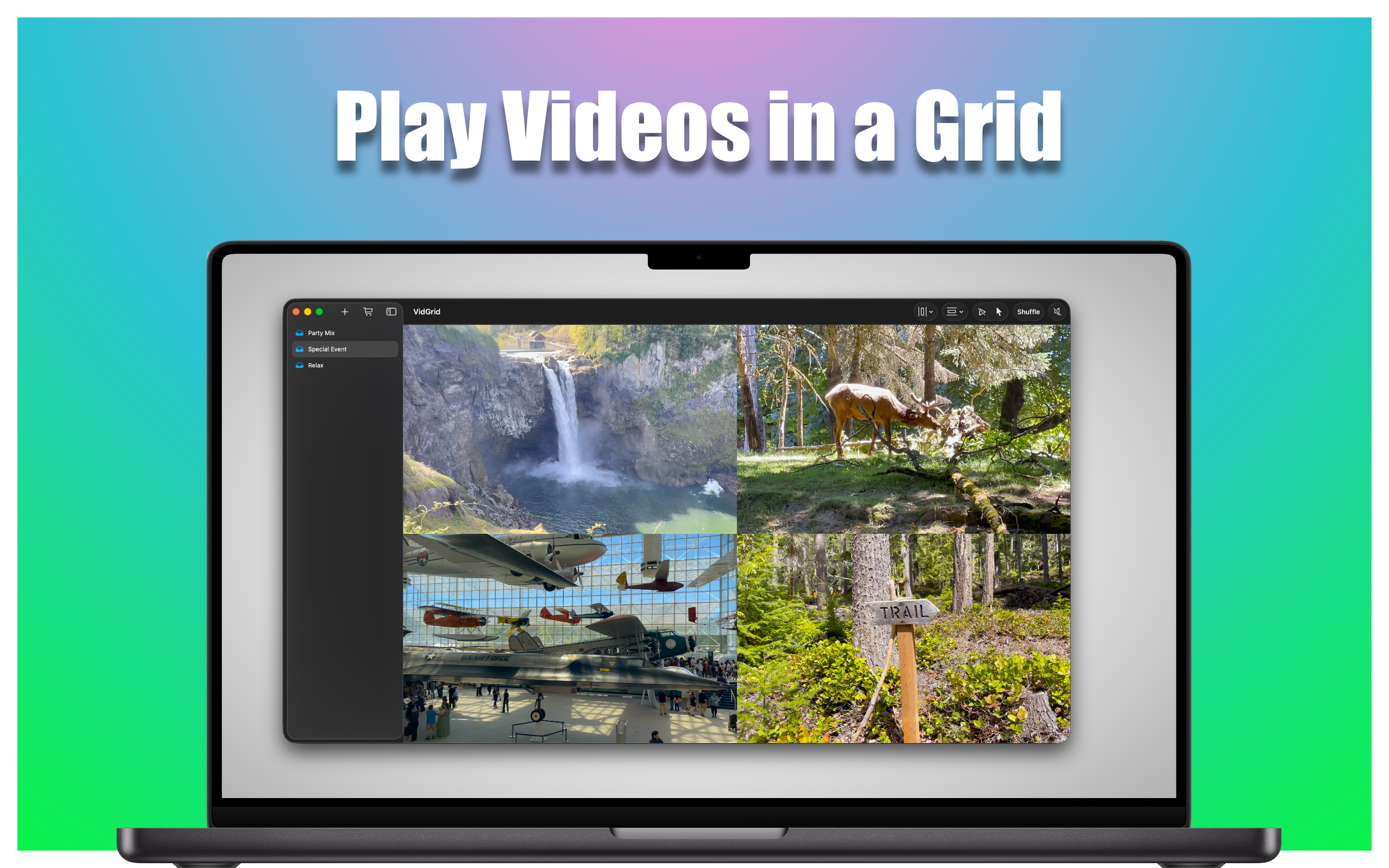 VidGrid for macOS Screenshot 1